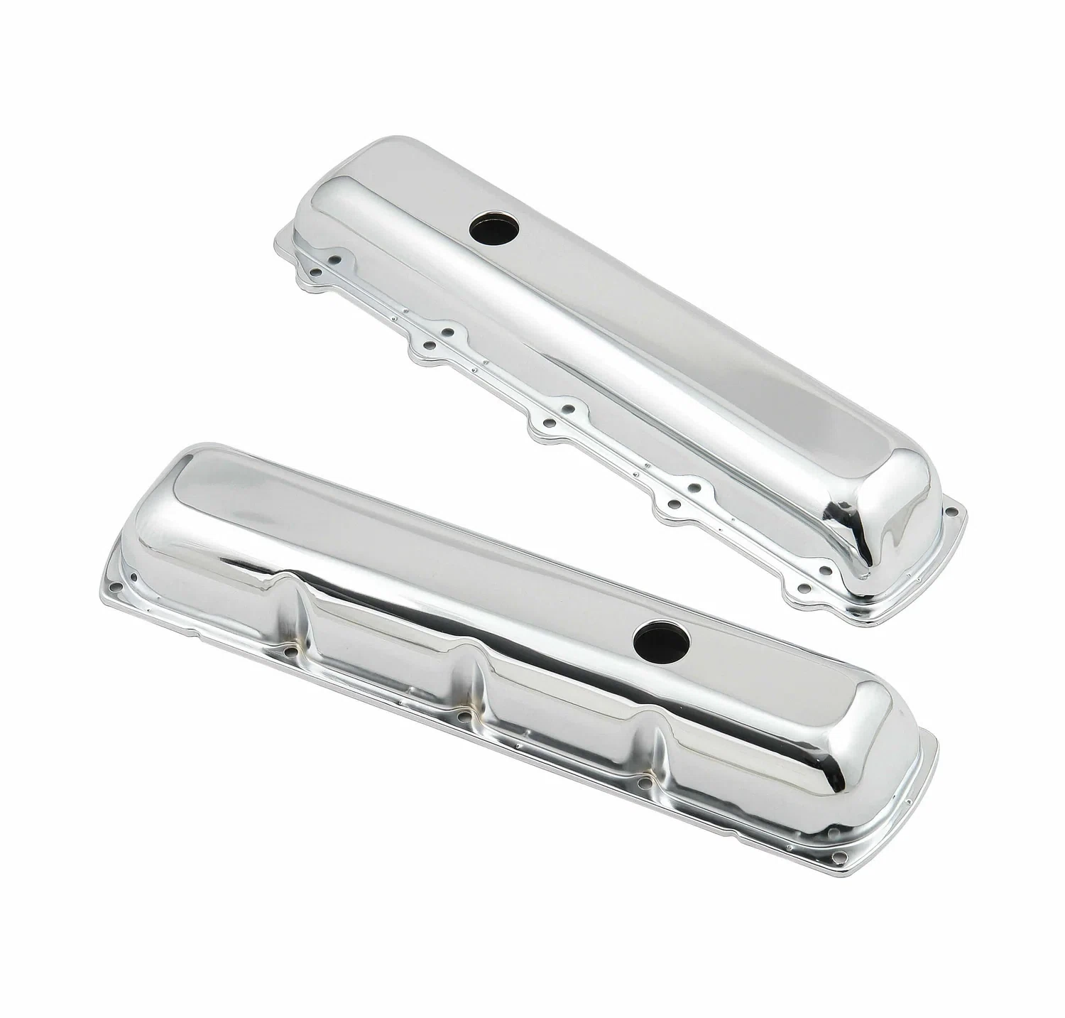 Mr. Gasket Chrome Valve Covers without Baffle - 9422